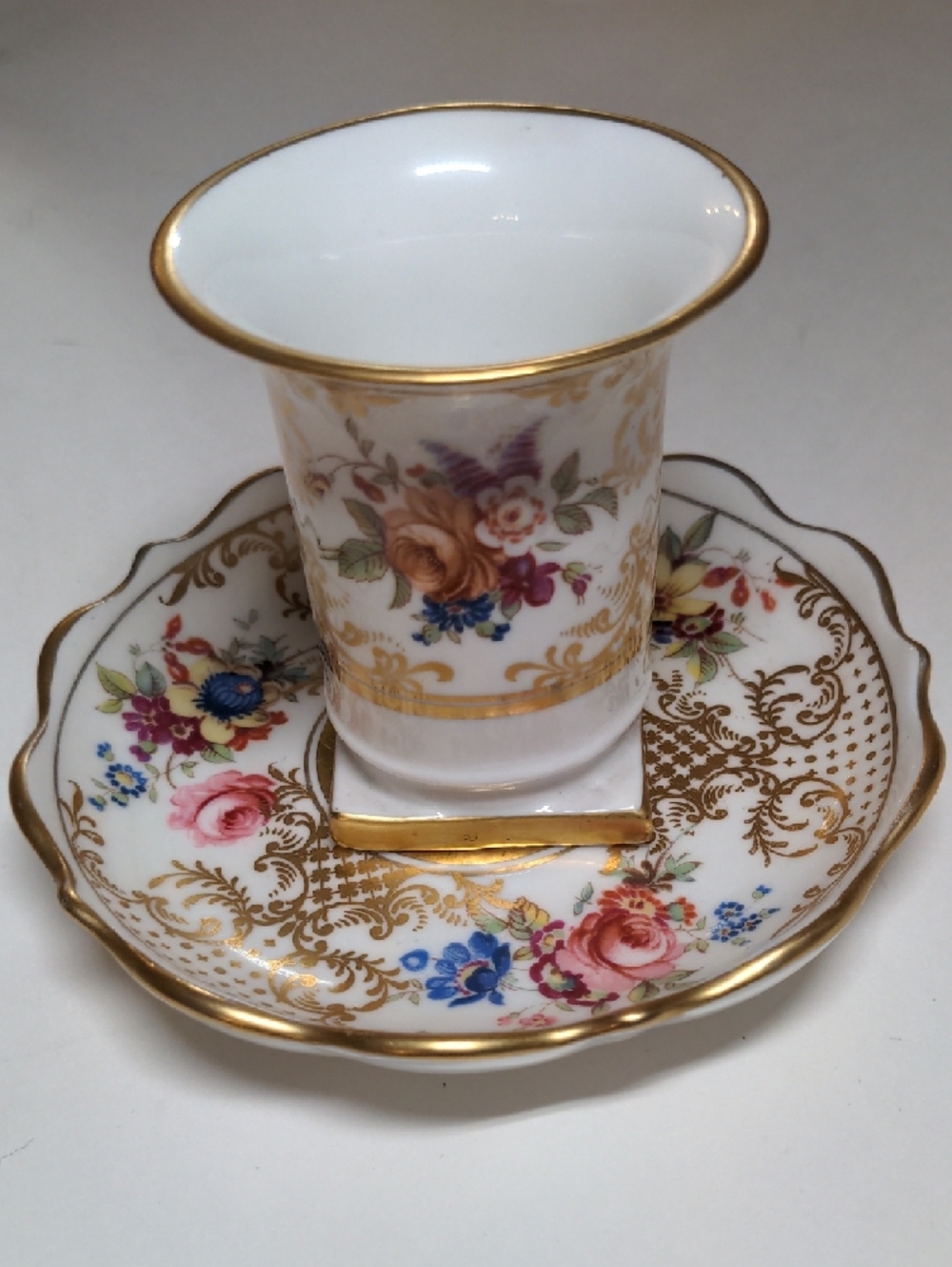 Lady Eileen Bone China Mini Plate & Cup Set Made in England